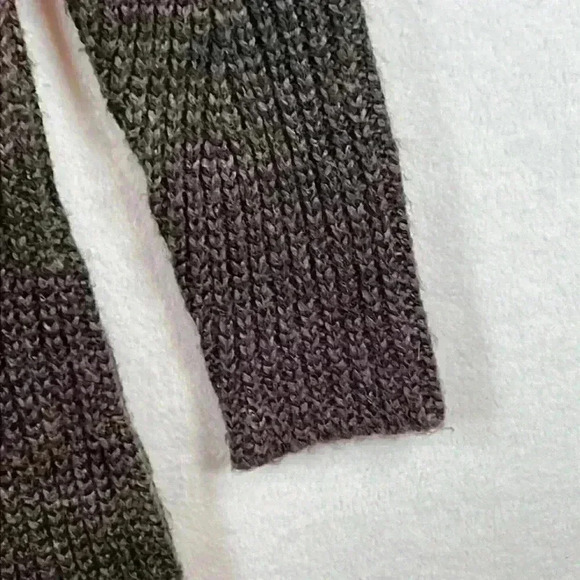 prAna Knit Tunic Sweater Women’s Sz M Purple/Black/Gray Acrylic/Poly/Wool - Picture 7 of 10